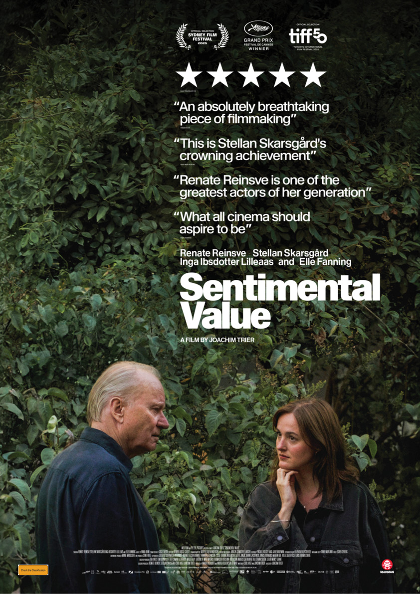 Sentimental Value movie poster